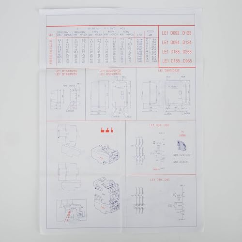 Arrancador magnético monofásico para motores 32A, interruptor de control para motores eléctricos, herramientas eléctricas y maquinaria industrial miniatura 6