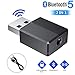 Produktbild EDUPUP Bluetooth Adapter, Bluetooth 5.0 USB Dongle Adapter, Bluetooth Adapter Empfänger 5.0 USB Dongle HiFi, Kabelloser Bluetooth Sender Empfänger mit 3.5mm Digital Audio für PC/Home/Kopfhörer/TV