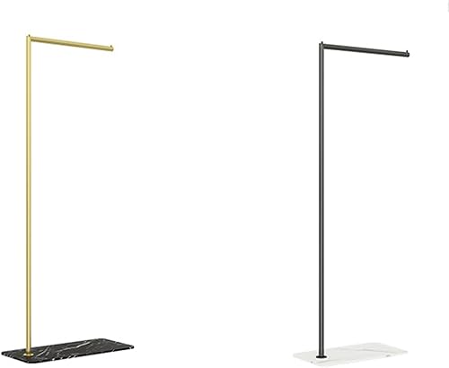 Miniatura 6 de Coat Display Stand, Tall Metal Clothing Rack Garment Racks Clothing Rail With Marble Base Slim Bedroom Hanging Rack For Corner