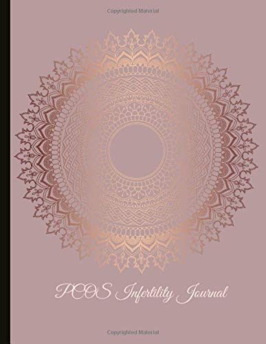 PCOS Infertility Journal: Beautiful Journal With Cycle Tracking Inc. Temperature, Cervical Fluid, LH, Ovulation & Medication. Suitable For PCOS Fertility Tracking and Trying To Conceive (TTC).