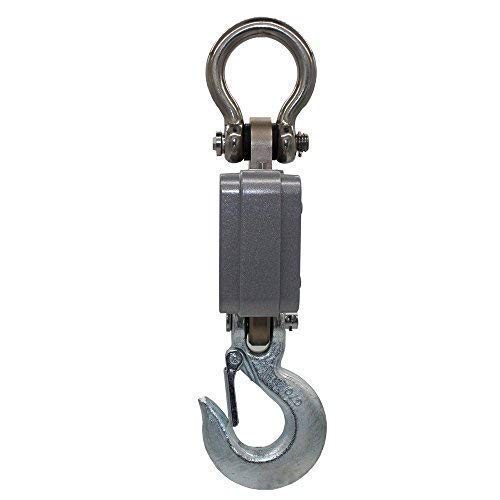 Industrial Heavy Duty Hanging Scale 1000Kg/ 2000Lbs, High Precision Digital Crane Scale With Remote By Pollux (Silver) #TOP4