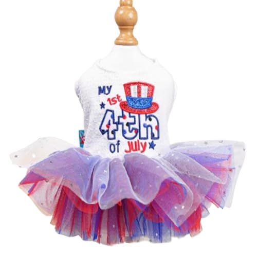 Vestido 4 de Julio para Perros Mediano