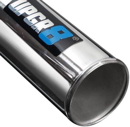 Upgr8 Universal Outside Diameter Polished Aluminum Pipe (3.0"(76MM), 90 Degree)