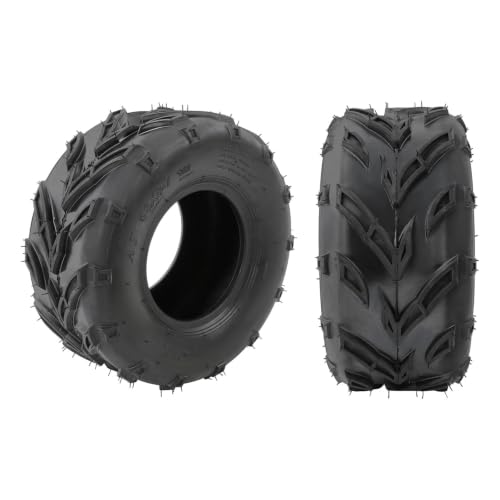 16x8-7 ATV Tires All Terrain, Set of 2 Go-Kart Quad Tires, 4 Ply Tubeless