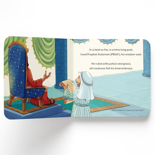 Image of First Quran Stories: Prophet Sulaiman (PBUH) and the Ant: An Illustrated Story Book for Kids About Prophet | Inspirational Islamic Story | Teaches About Kindness, Respect & Wisdom | Ages 5+ [Select Learning]