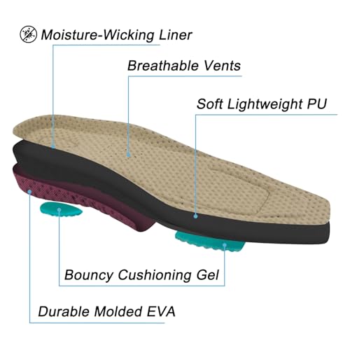 Image of CUNUEN Boot Insoles for Ariat Replacement Inserts Sole