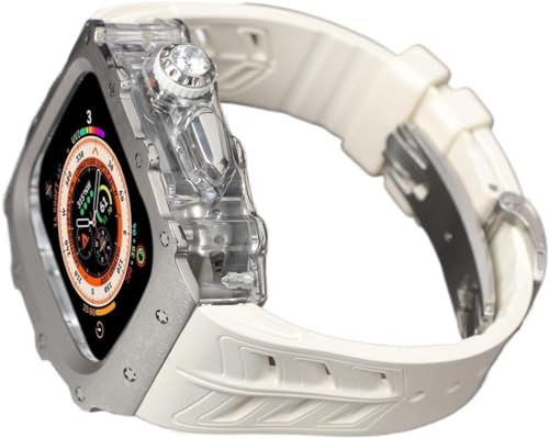 Bracelet de montre robuste en titane Rm boîtier acier Apple Watch Ultra 2