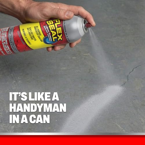 Image of Flex Seal, 14 oz, 1-Pack, Gray, Stop Leaks Instantly, Waterproof Rubber Spray On Sealant Coating, Perfect for Gutters, Wood, RV, Campers, Roof Repair, Skylights, Windows, and More