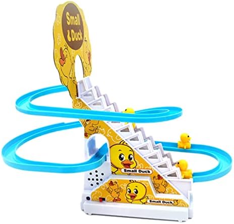 GZALES Ördek Slayt Oyuncak | Elektrikli Ördekler Parçalar Slayt Oyuncak Seti | Okul Öncesi Öğrenme Oyuncak Oyun Seti Bebekler ve Çocuklar için Göz El Koordinasyonu - Görsel 1