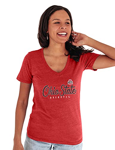 Blue 84 Women's Premium V-Neck Tri Blend T Shirt