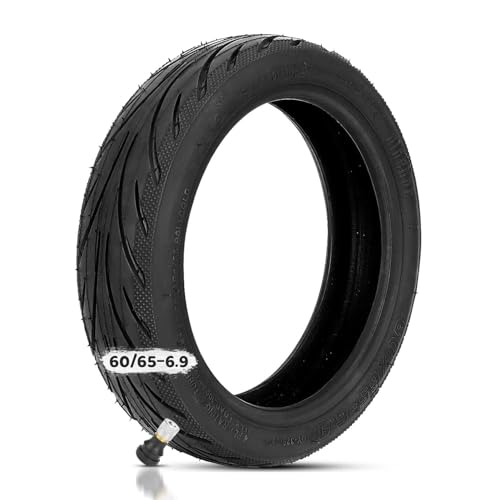 MZBZYU 60/65-6.9 Tubeless Tires with Valve for Electric Scooter Tires Anti-Slip Tires Puncture Proof (1 Pack)
