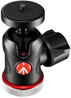 Manfrotto MH492LCD-BH, Centre Ball Head with Cold Shoe Connection for Monitors, LED, Microphones, Action Cameras and Accessories up to 4 kg
