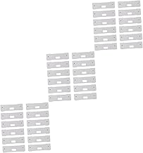 ORFOFE 36 peças acessórios verticais para obturadores cortinas metálicas, cortina branca, etiquetas brancas, acessórios de clipe para cortina doméstica, protetores de palhetas, persianas verticais, reparo, protetores de palhetas, viseira de sol