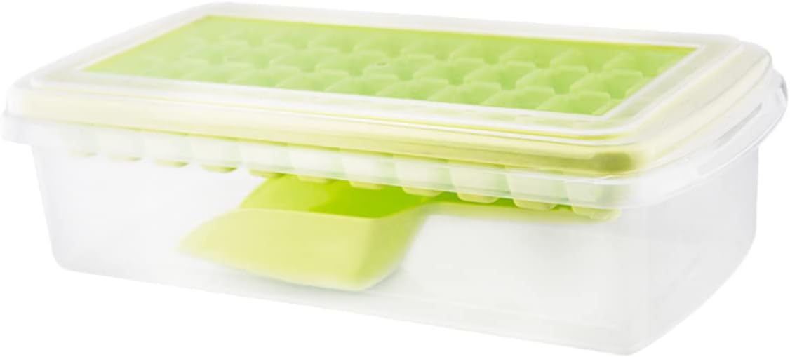 Large Ice Cube Trays with Lid 44-grid Ice Cube Maker Tray for Refrigerator