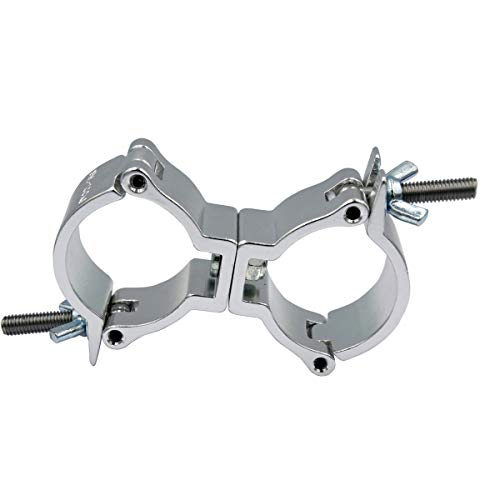 Truss Swivel Coupler Clamp Fit F34 1.88-2 Inch Pipe Heavy Duty Aluminum Alloy 220 LBs for DJ Stage Lighting