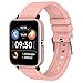 Produktbild BNMY Smartwatch Bluetooth Telefonieren Herren Männer Musiksteuerung Fitness Tracker Schrittzähler Schlafmonitor Herzfrequenz Stoppuhr Kompatibel Für Android IOS,Rosa