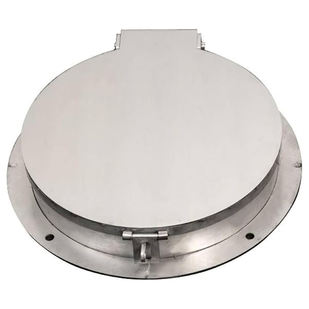 Plaques de regard en acier inoxydable au design épuré pour assainissement moderne