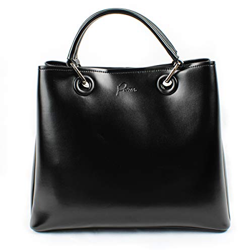 Pamo Jane Tote Handtasche für Damen | Designer-Saffiano-Leder-Tasche | Top-Griff börse Cover