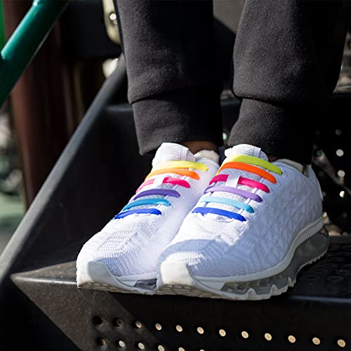 Homar No Tie Shoelaces For Kids Adults Stretch Elastic Tieless No Tie Shoe Laces #TOP6
