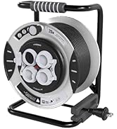 Amazon.co.jp: Masterplug コードリール 20m 延長コード屋外用 100V型 Amazon.co.jp: Masterplug コードリール 20m 延長コード屋外用 100V型