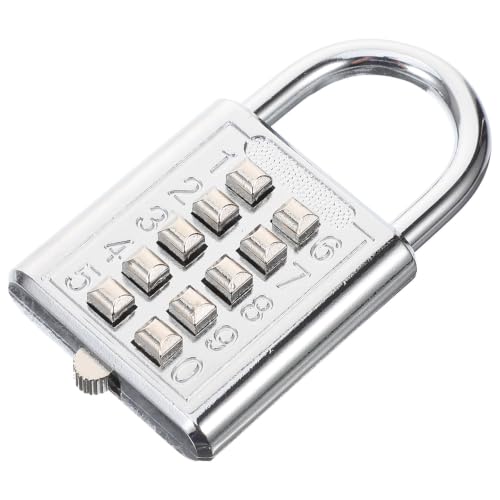 EXCEART Cadenas à Combinaison à Chiffres Résistant aux Intempéries pour Casier et Bagages Verrou Portable Sécurisé et Facile à Programmer Usage Extérieur et Intérieur