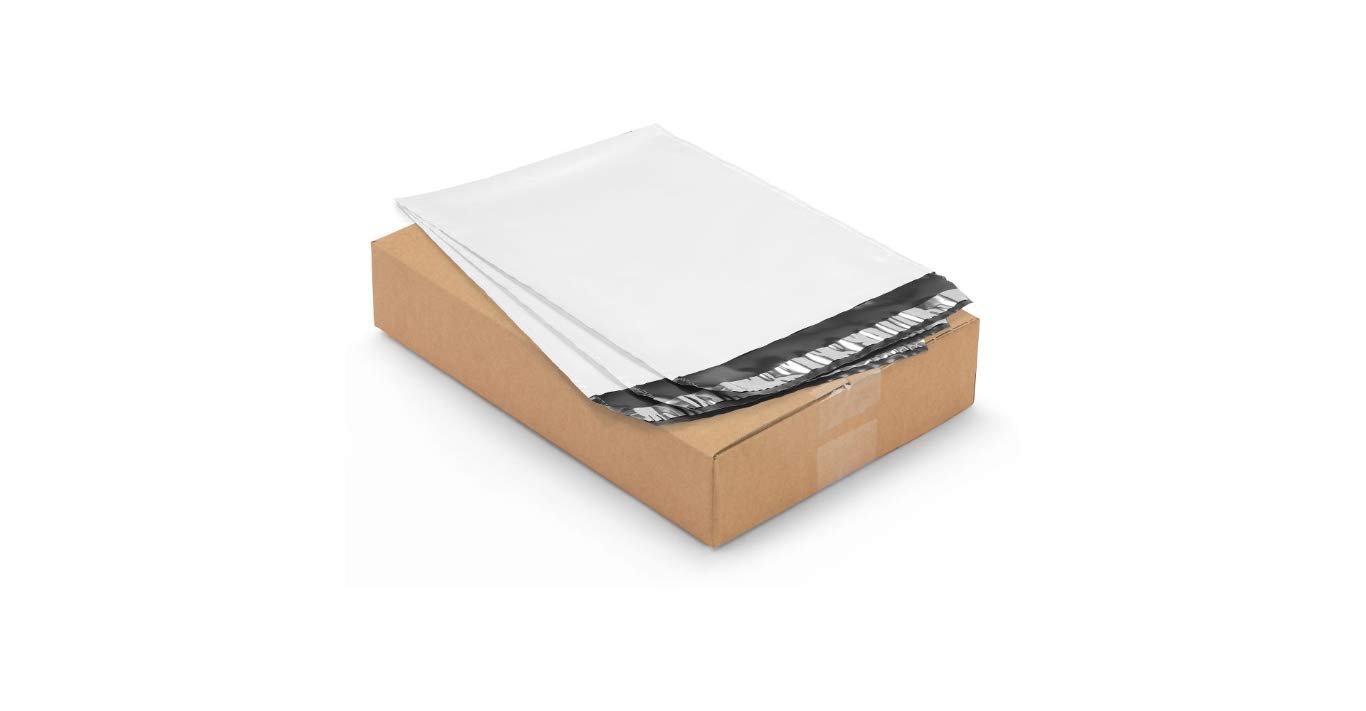 Enveloppe expédition en Plastique Opaque 45 x 55 cm en 60 μ - Colis de 200 Pcs