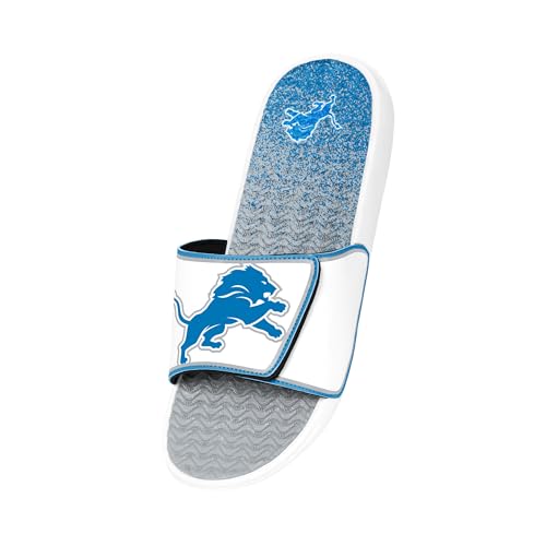 Image of FOCO mens Nfl Primary Team Logo Gradient Gel Slide Sandals
