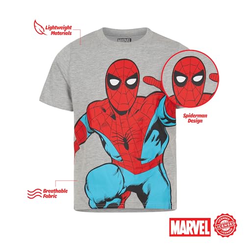 Marvel Spider-Man Boys 4 Pack Graphic T-Shirt3