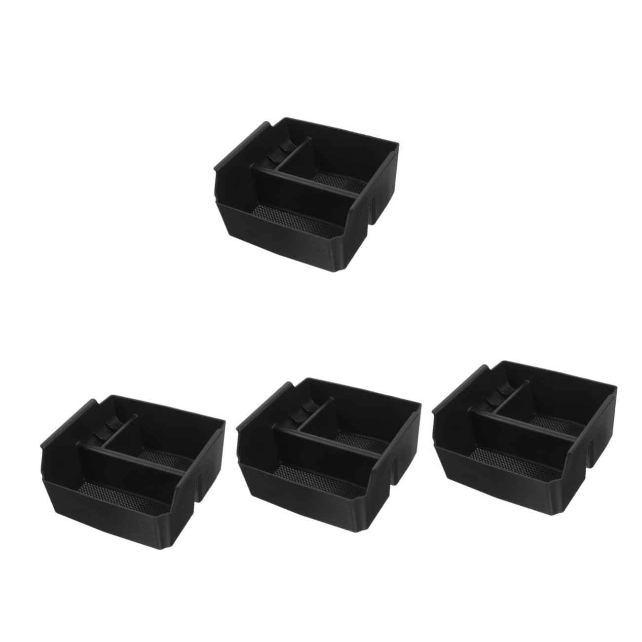 Boîte de rangement d'accoudoir en plastique rigide lavable pour portière de voiture
