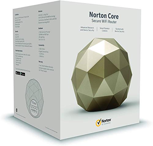 NORTON CORE by Symantec Model 517 High Performance Secure Wi-Fi Wireless Router Built-in