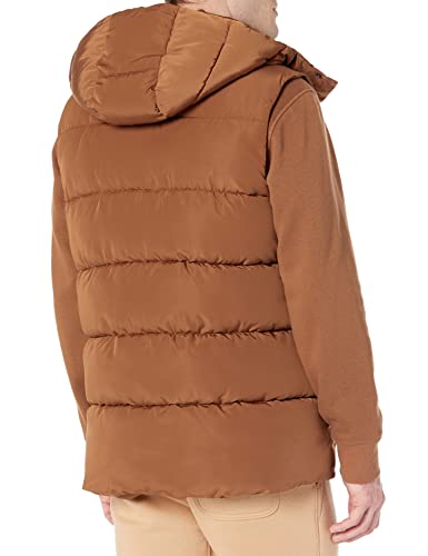 Amazon Essentials Men's Relaxed-Fit Water Repellent Recycled Polyester Hooded Puffer Vest (Previously Amazon Aware)2