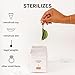 Pixie Menstrual Cup & Disc Boiler Sterilizer - Easily Clean Your Period Cup in Boiling Water! Kills 99.9% of Germs with Cleaner Solution for Feminine Care - FSA Eligible and HSA Eligible