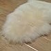 Kopal Genuine Australian Sheepskin Rug, Real Lambskin Area Rug, 2x3 ft Single Pelt, Natural White