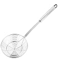 Hiware Solid Stainless Steel Spider Strainer Skimmer Ladle, 5.4 Inch