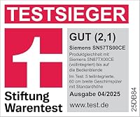 Siemens iQ700 Smarter Teilintegrierter Geschirrspüler 60 cm SN57TS00CE – Ansicht 2