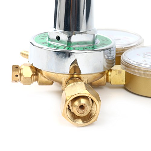 Yaetek Oxygen Regulator Large Tank Gauge Cutting Torch Regulator Outlet 0-200Psi Inlet 0-4000Psi Cga 540 #TOP6