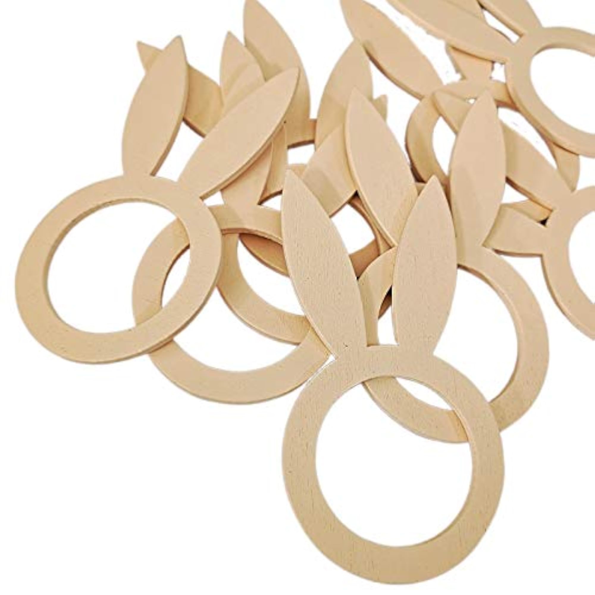 10PCS Easter Bunny Napkin Rings for Creative Table Decor