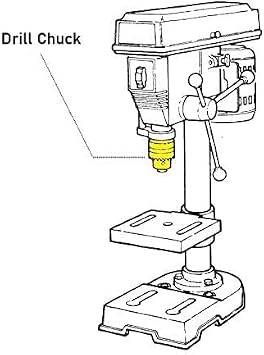 1/2 Drill Chuck Upgrade & Key fits - BAUER 58782 10 - Heavy Duty Drill Chuck - Replacement Drill Chuck
