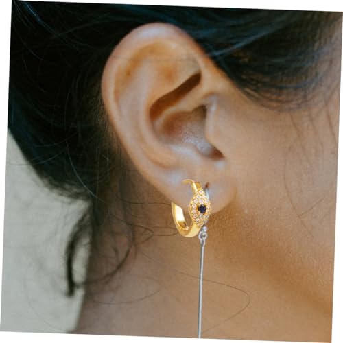 Boucles oreilles evil eye légères pour préserver vos lobes - 4