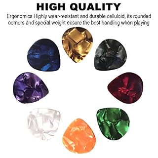 Accessoires de guitare, choix de guitare en celluloïd, 16 choix de guitare, spécifications (0,75 mm) - Les Beatles, Paul McCartney, John Lennon, RIngo Starr, George Harrison Accessoires de guitare, choix de guitare en celluloïd, 16 choix de guitare, spécifications (0,75 mm) – Image 2