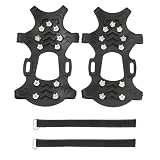 1 Pair Ice Cleats Crampons, 11 Teeth Traction Grips,...