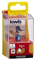 kwb Hohlkehlfräser Ø 12,7 mm, hartmetallbestückt mit präzisem Spannschaft und optimierter Schneidengeometrie für ein exaktes Fräsbild – Ansicht 4