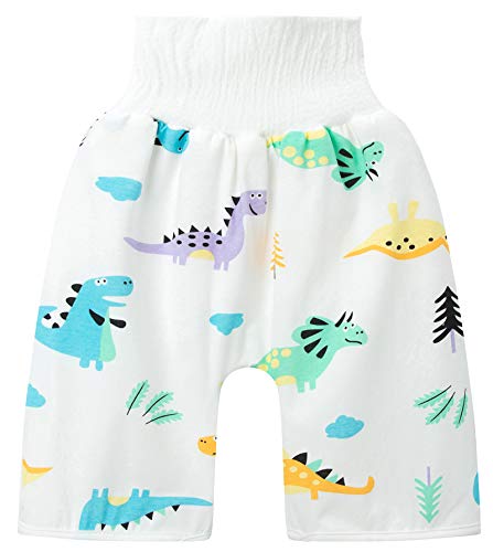 Happy Cherry Niño Pantalón de Pañal Lavable Absorbente Pantalones de Entrenamiento de Algodón Pañal Dormir Multicolor Dibujos Animados