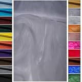 StoffBook REINWEISS BRAUTMODE ORGANZA STOFF HOCHZEITSMODE DEKO STOFFE, D190