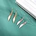 Palestine Dangle Drop Earrings for Women Palestine Map Country Flag Print Earrings Bring Them Home Now Patriotic Jewelry Judaica Gift (gold)