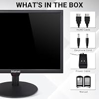 SKitphrati 19 Zoll PC Monitor, HD 1440 x 900, Computer Bildschirm mit HDMI VGA AV BNC USB Anschlüssen, VESA montierbar – Ansicht 5