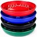 Escest Set of 4 Colors - Round Plastic Cigarette Cigar Ashtray Tabletop Ash Tray -New and Improved Packaging