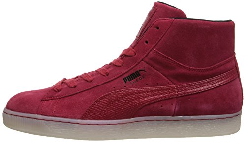 Puma Men's Suede Classic+ Mid Rebel Mix-M, Jester Red/Black, 13 M US