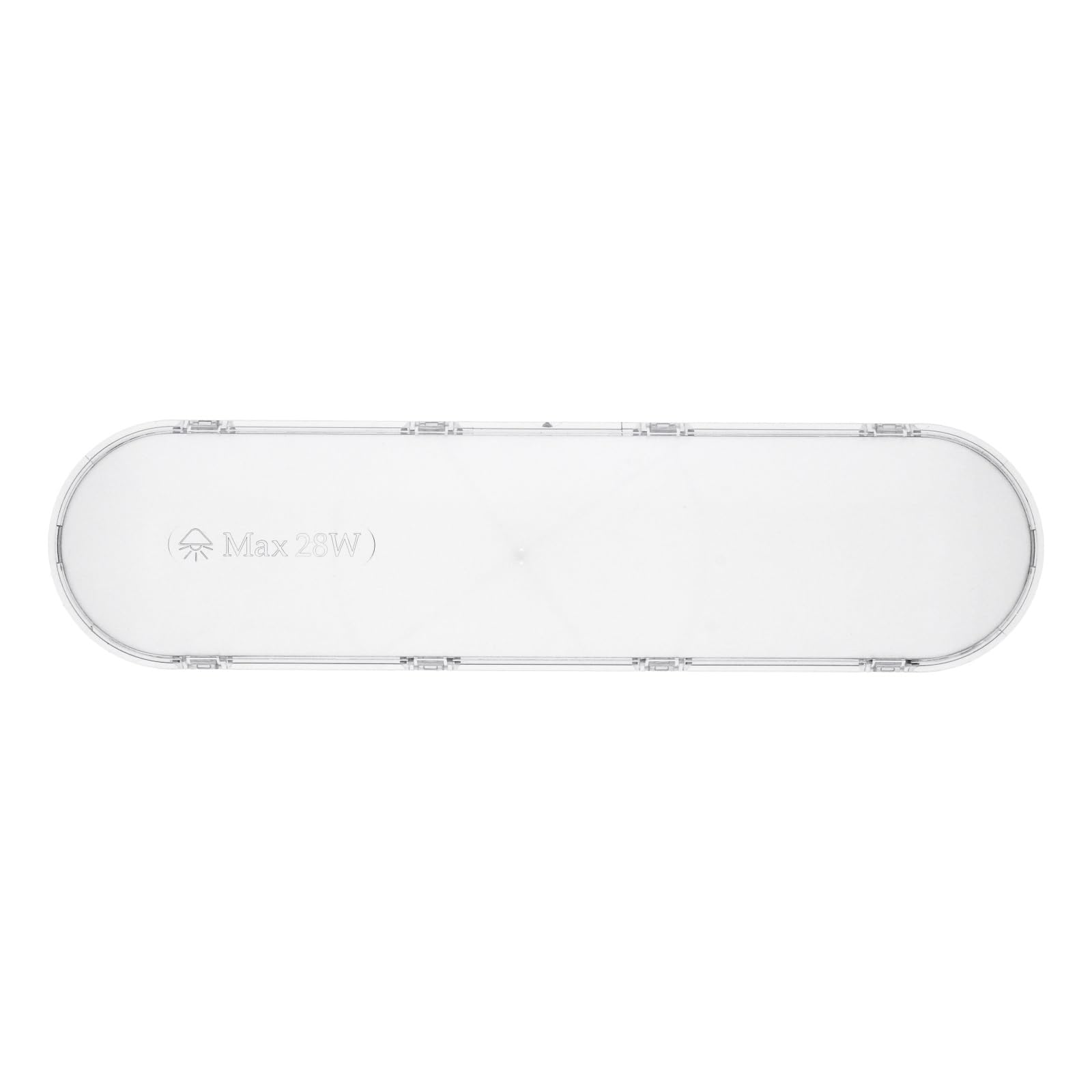 easyPART Kompatibel/Ersatz für Amica 1039149 Lampenabdeckung für Dunstabzugshaube