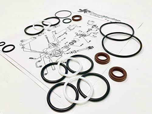Five Star Marine Rebuild Kit for Yamaha Outboard 60 70 75 85 90HP Trim tilt Unit 6H1-12 6H1-15